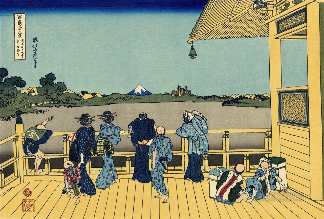 sazai hall 500 rakan temples Katsushika Hokusai Ukiyoe Oil Paintings